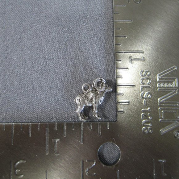 Bighorn Ram Charm Sterling Silver Bighorn Sheep 3D - Picture 7 of 7